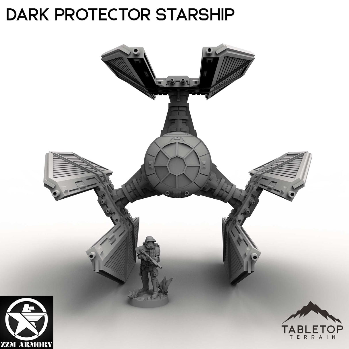 Tabletop Terrain Ship Dark Protector Starship