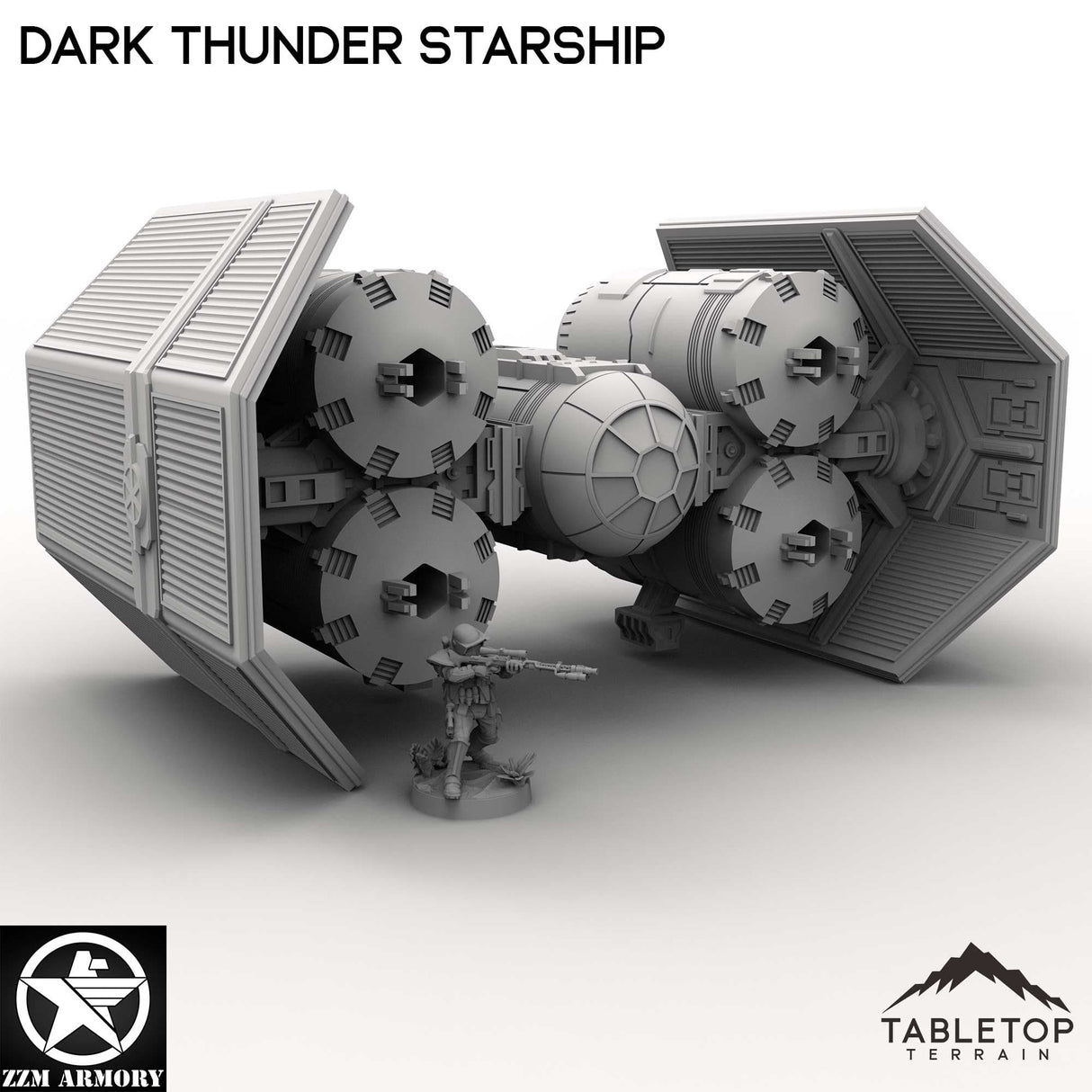 Tabletop Terrain Ship Dark Thunder Starship