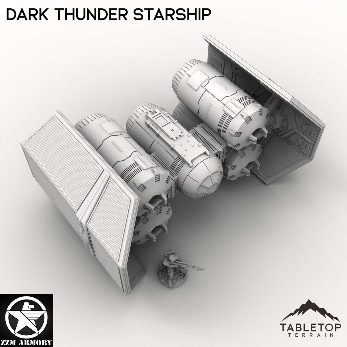 Tabletop Terrain Ship Dark Thunder Starship