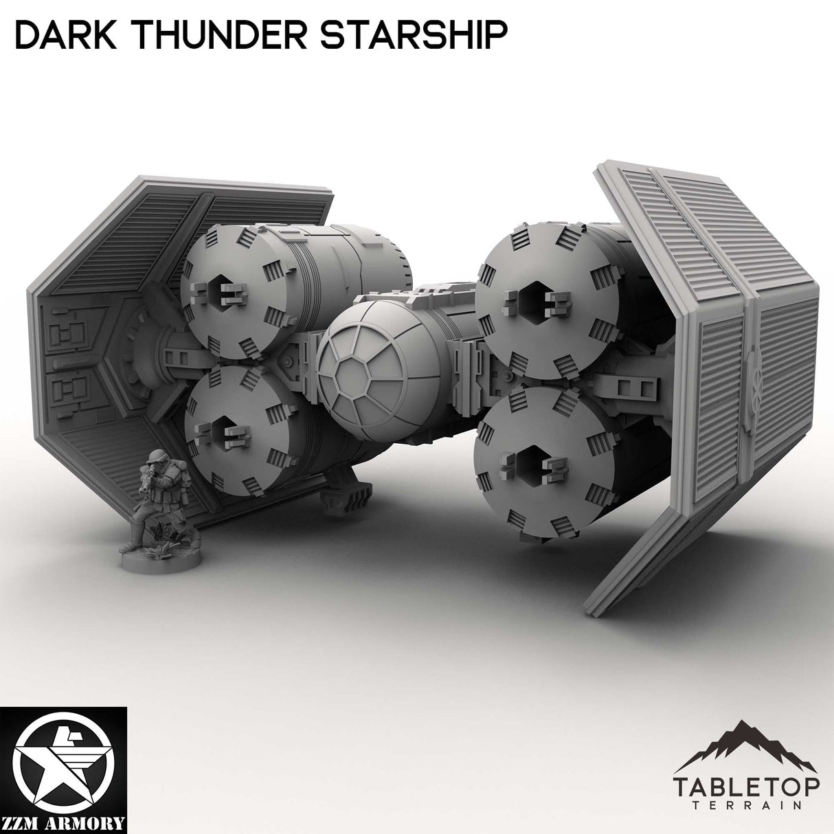 Tabletop Terrain Ship Dark Thunder Starship