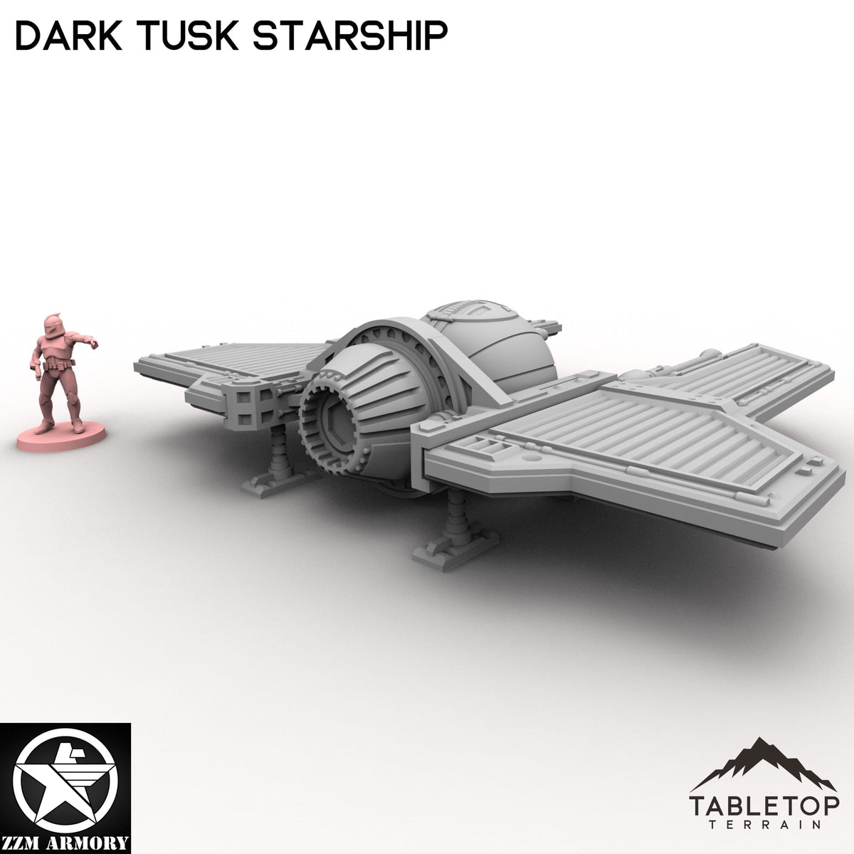 Tabletop Terrain Ship Dark Tusk Starship