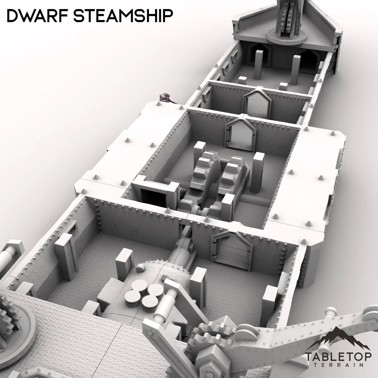 Tabletop Terrain Ship Dwarf Steam Ship