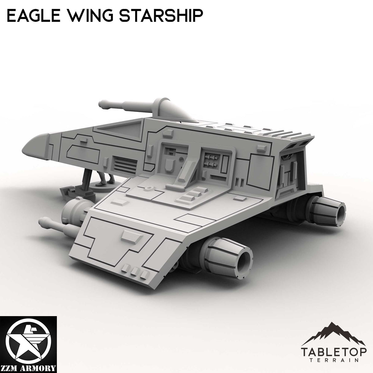 Tabletop Terrain Ship Eagle Wing Starship