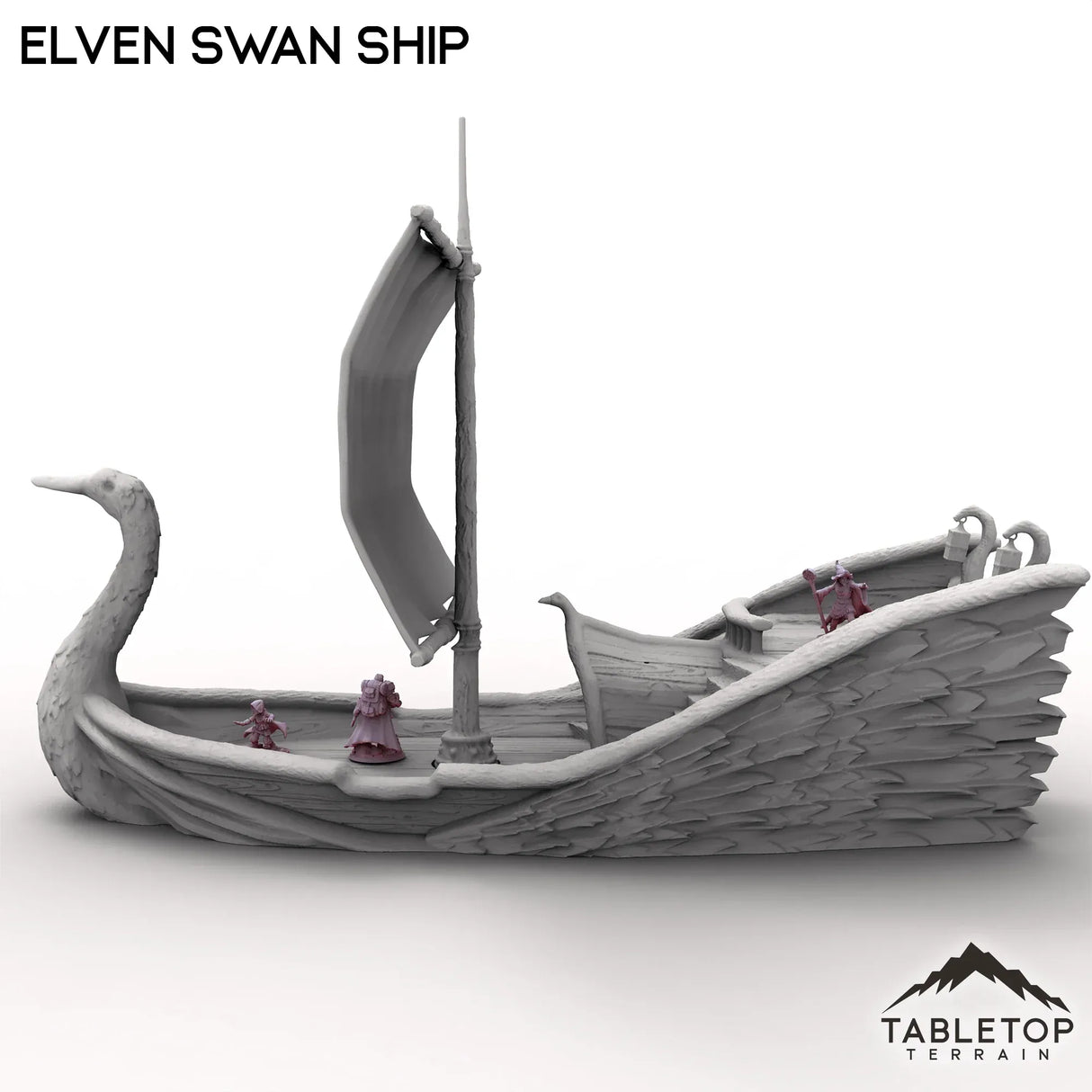 Tabletop Terrain Ship Elven Swan Ship