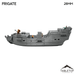 Tabletop Terrain Ship Frigate Mk2 - Pirate Ship