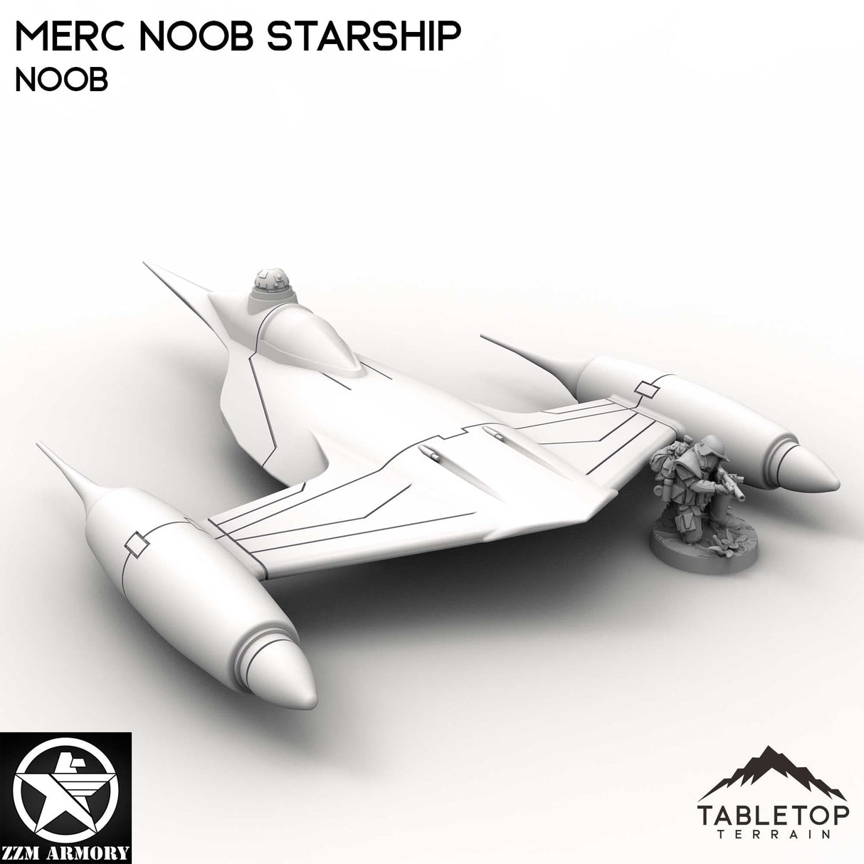 Tabletop Terrain Ship Noob Merc Noob Starship