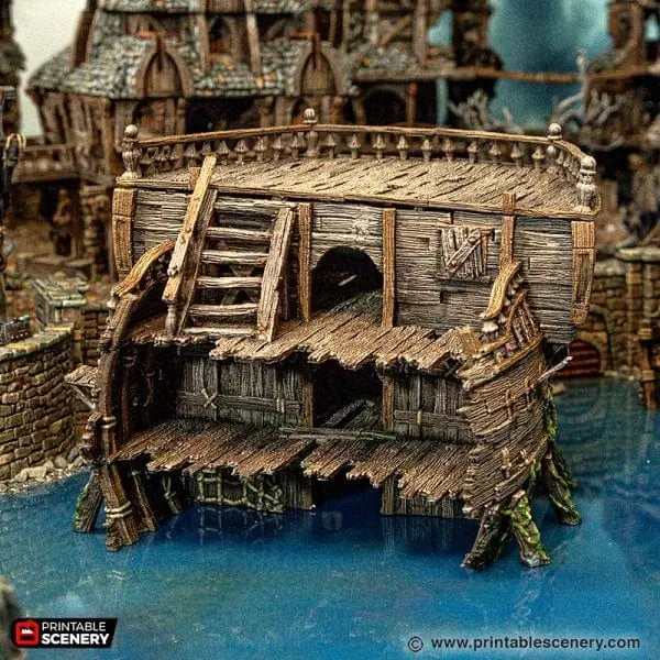 Tabletop Terrain Ship Shipwrecked Siren