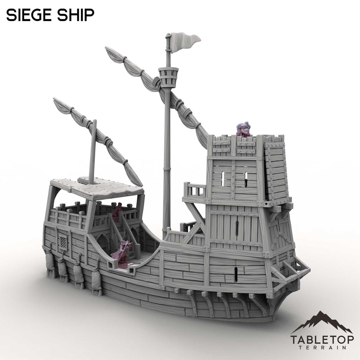 Tabletop Terrain Ship Siege Ship