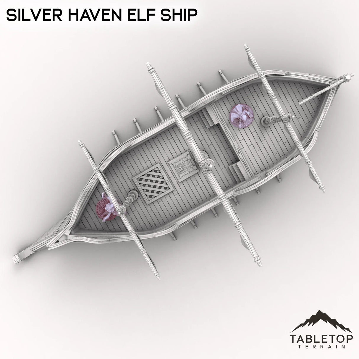 Tabletop Terrain Ship Silver Haven Elf Ship