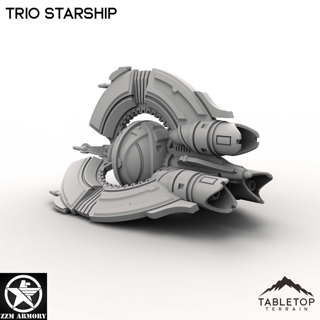 Tabletop Terrain Ship Trio Starship