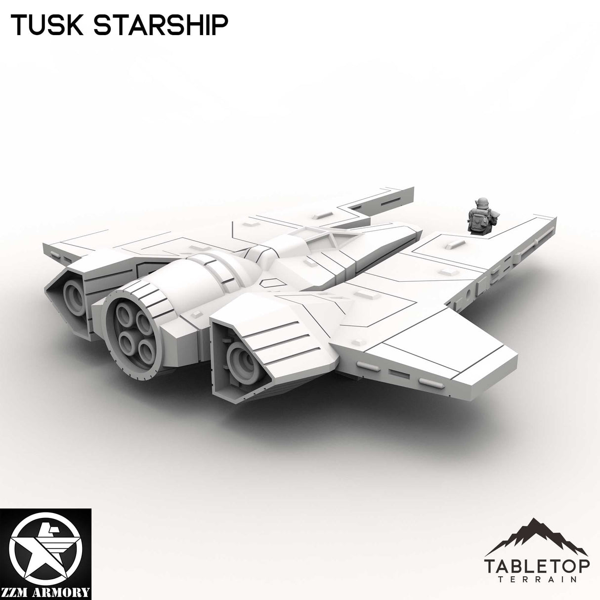 Tabletop Terrain Ship Tusk Starship