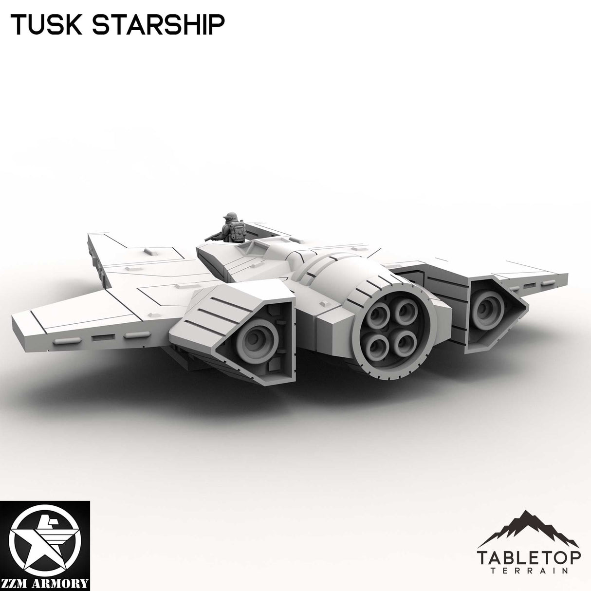 Tabletop Terrain Ship Tusk Starship