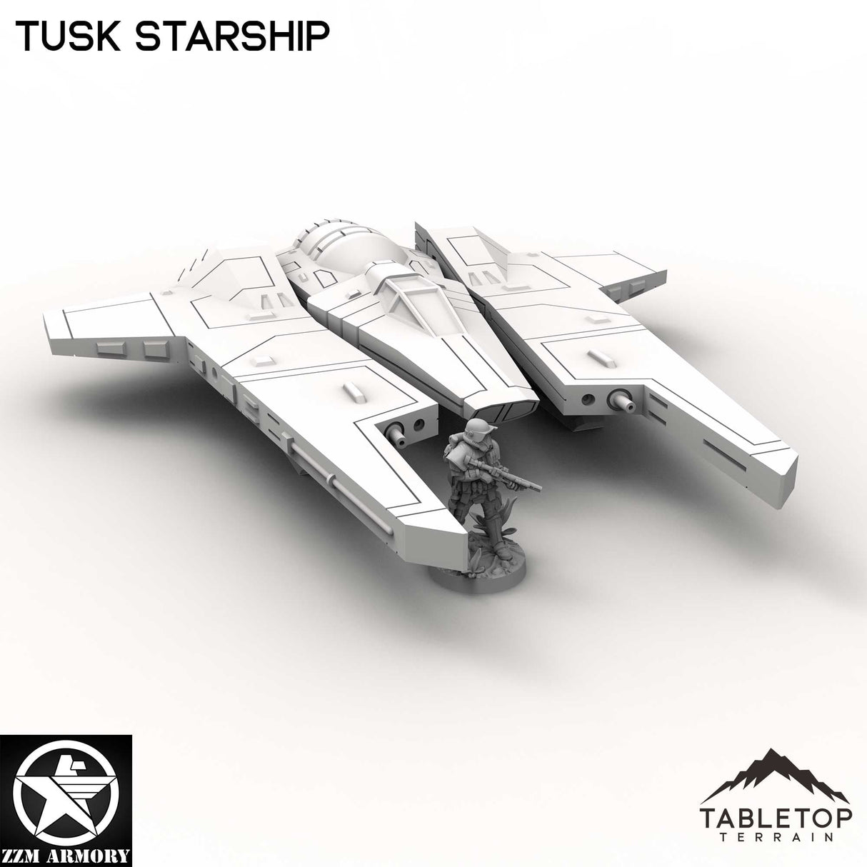 Tabletop Terrain Ship Tusk Starship