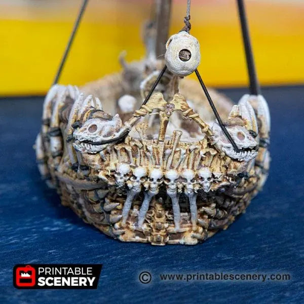 Tabletop Terrain Ship Undead Sloop - Undead Pirate Ship