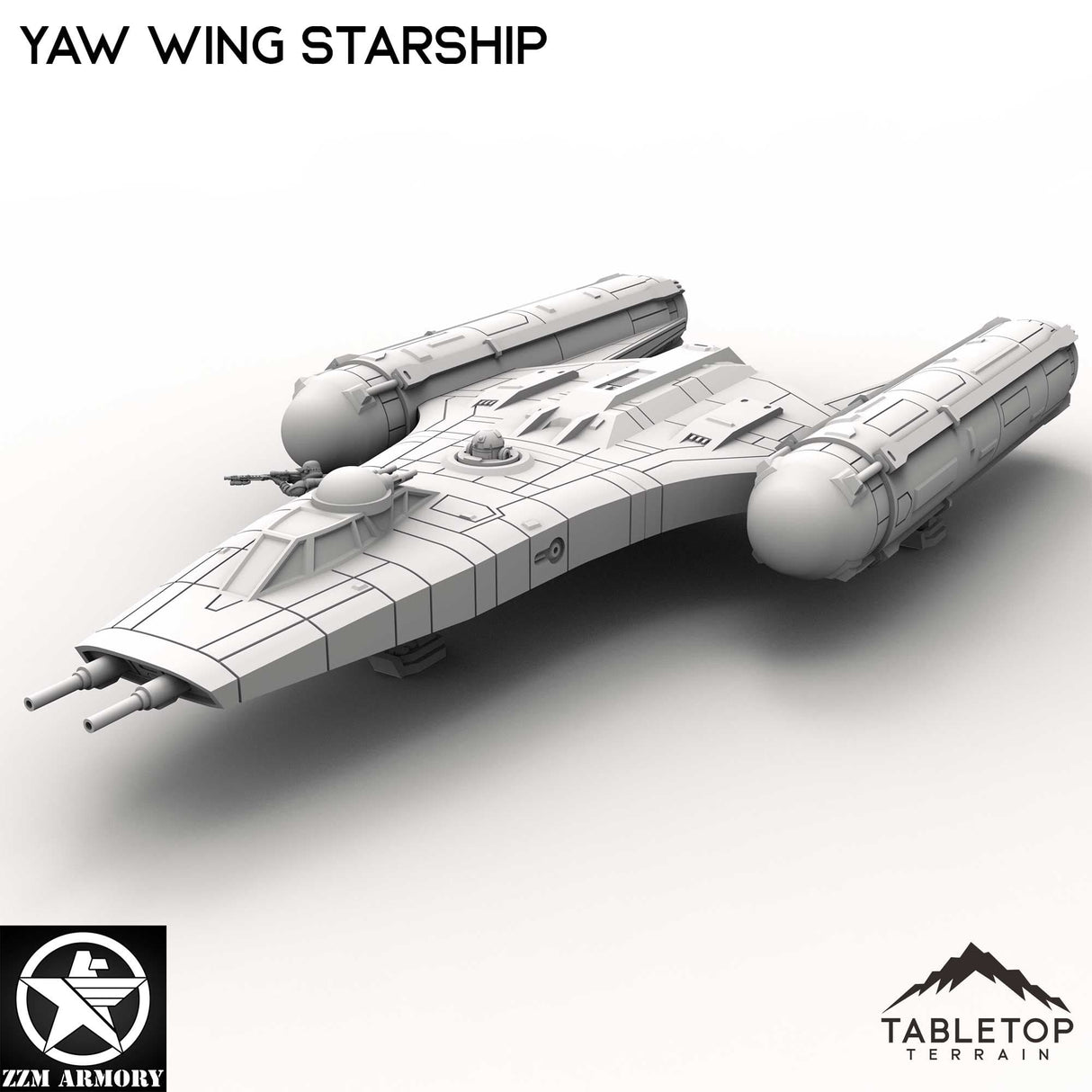 Tabletop Terrain Ship Yaw Wing Starship