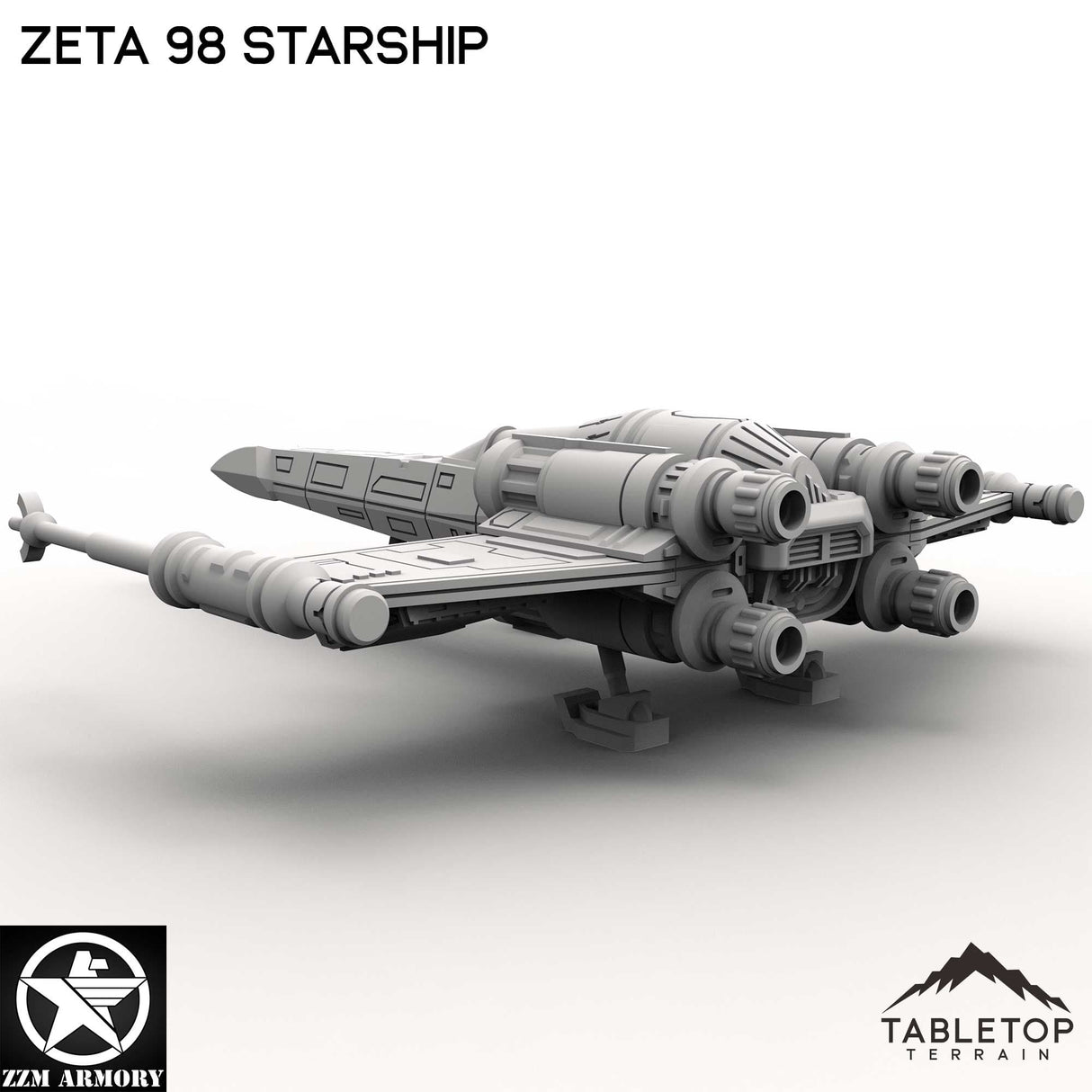 Tabletop Terrain Ship Zeta 98 Starship