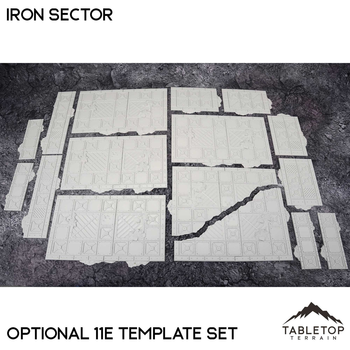 Tabletop Terrain Terrain 11e Armored Ruins Foldable Tournament Terrain