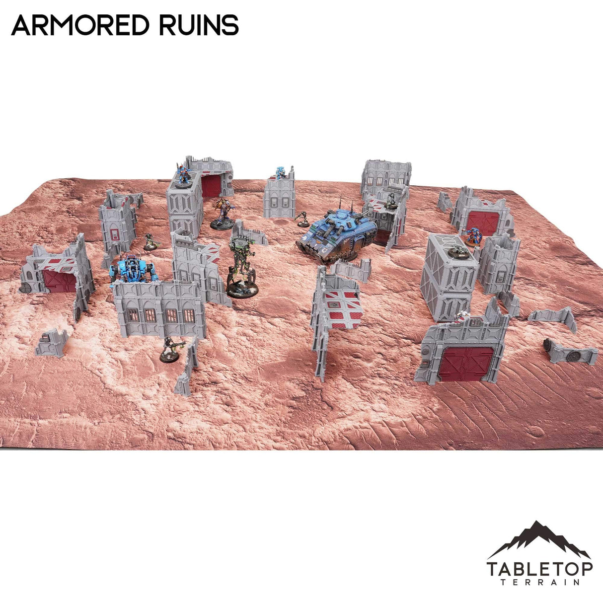 Tabletop Terrain Terrain 11e Armored Ruins Foldable Tournament Terrain