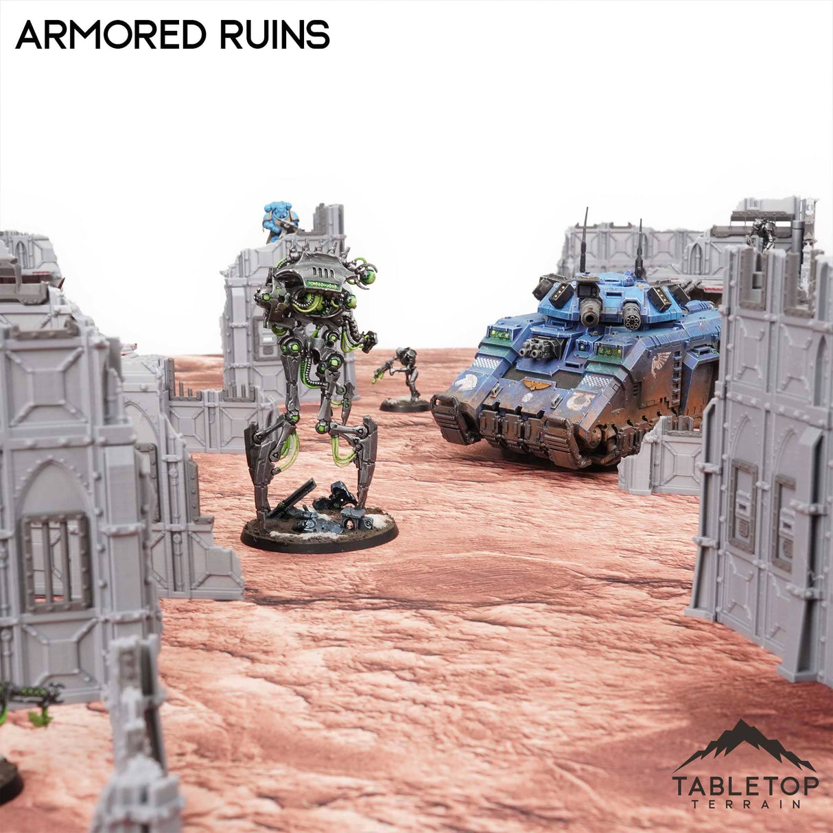 Tabletop Terrain Terrain 11e Armored Ruins Foldable Tournament Terrain