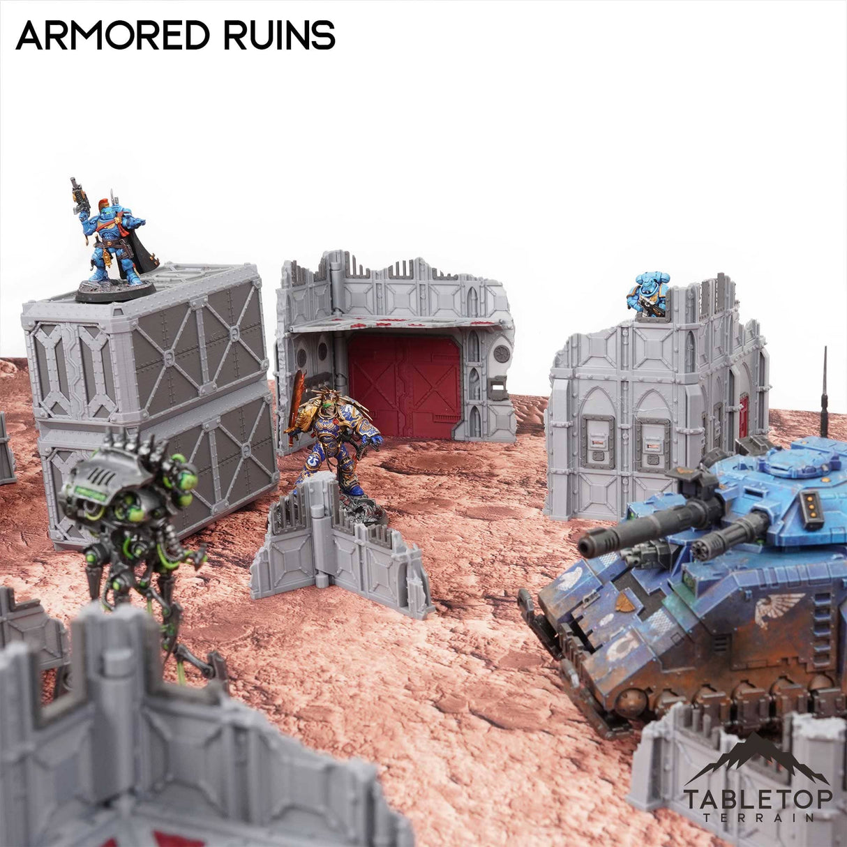 Tabletop Terrain Terrain 11e Armored Ruins Foldable Tournament Terrain