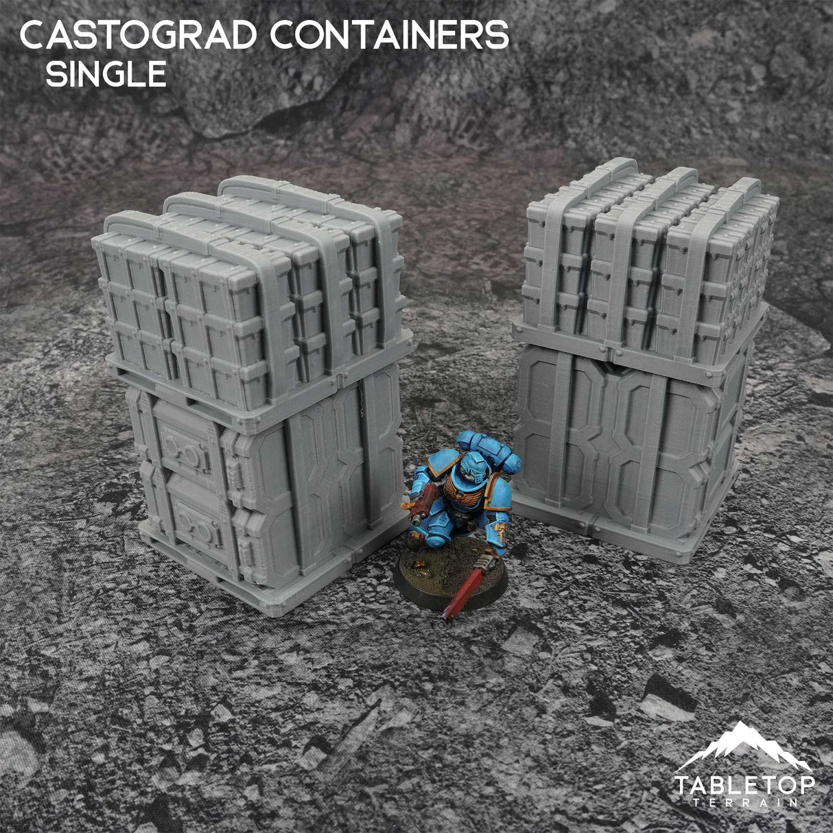 Tabletop Terrain Terrain 11e Castograd Stackable Single Containers