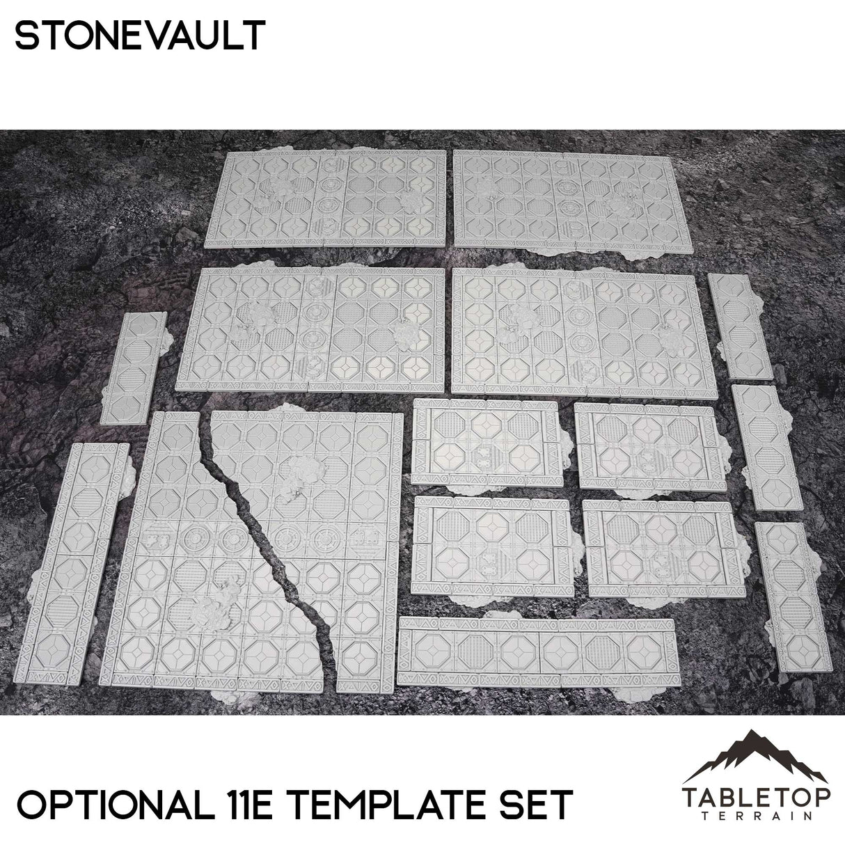 Tabletop Terrain Terrain 11e Space Dwarf Ruins Foldable Tournament Terrain