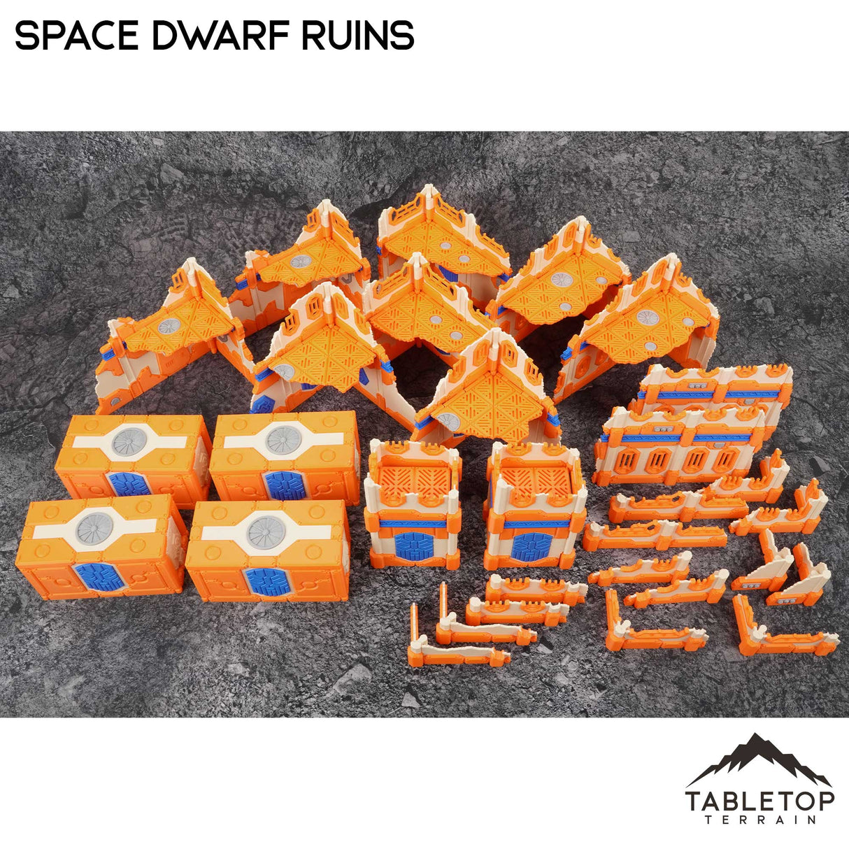 Tabletop Terrain Terrain 11e Space Dwarf Ruins Foldable Tournament Terrain