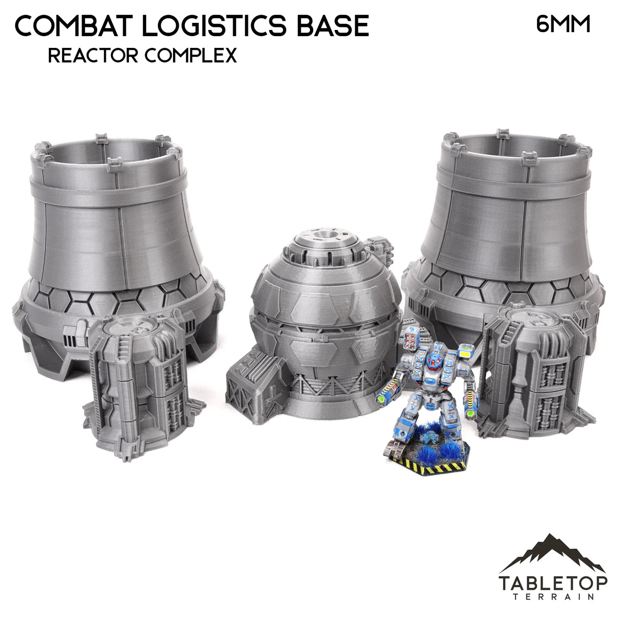 Tabletop Terrain Terrain 12mm / Reactor Complex Combat Logistics Base TechScape - 6-12mm