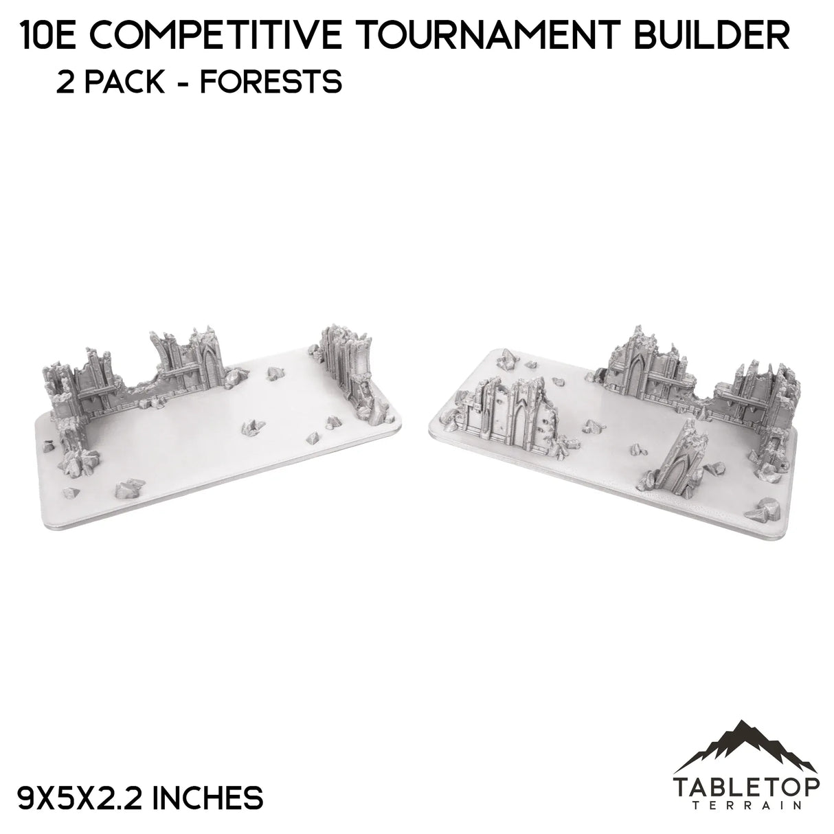 Tabletop Terrain Terrain 2 Pack of Forests 10e Competitive Tournament Builder
