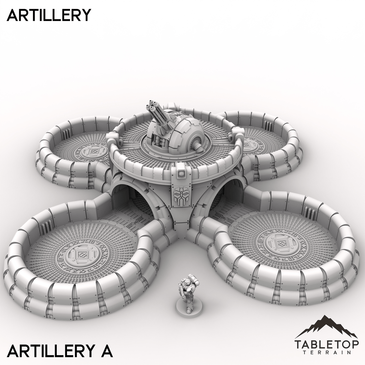 Tabletop Terrain Terrain 28/32mm / Artillery A Artillery - Vahngart, Garrisoned Moon
