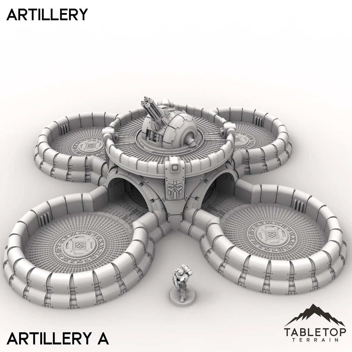 Tabletop Terrain Terrain 28/32mm / Artillery A Artillery - Vahngart, Garrisoned Moon
