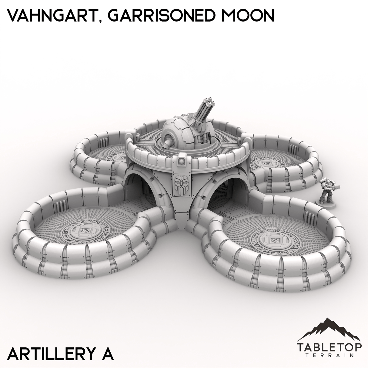 Tabletop Terrain Terrain 28/32mm / Artillery A Vahngart, Garrisoned Moon