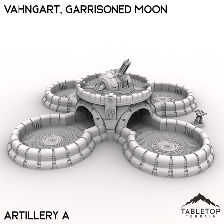 Tabletop Terrain Terrain 28/32mm / Artillery A Vahngart, Garrisoned Moon