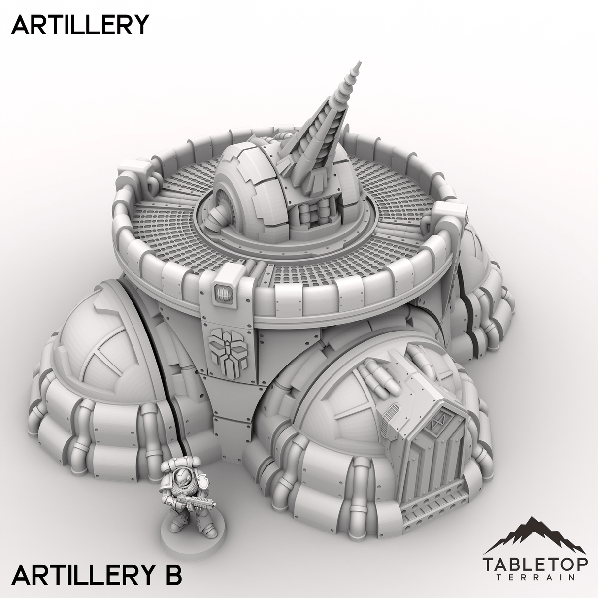 Tabletop Terrain Terrain 28/32mm / Artillery B Artillery - Vahngart, Garrisoned Moon