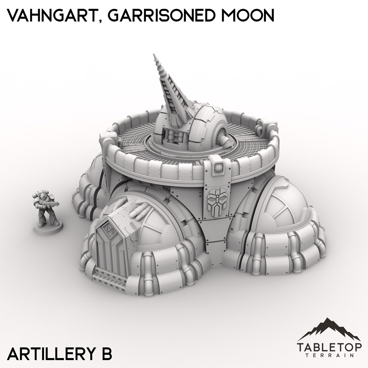 Tabletop Terrain Terrain 28/32mm / Artillery B Vahngart, Garrisoned Moon