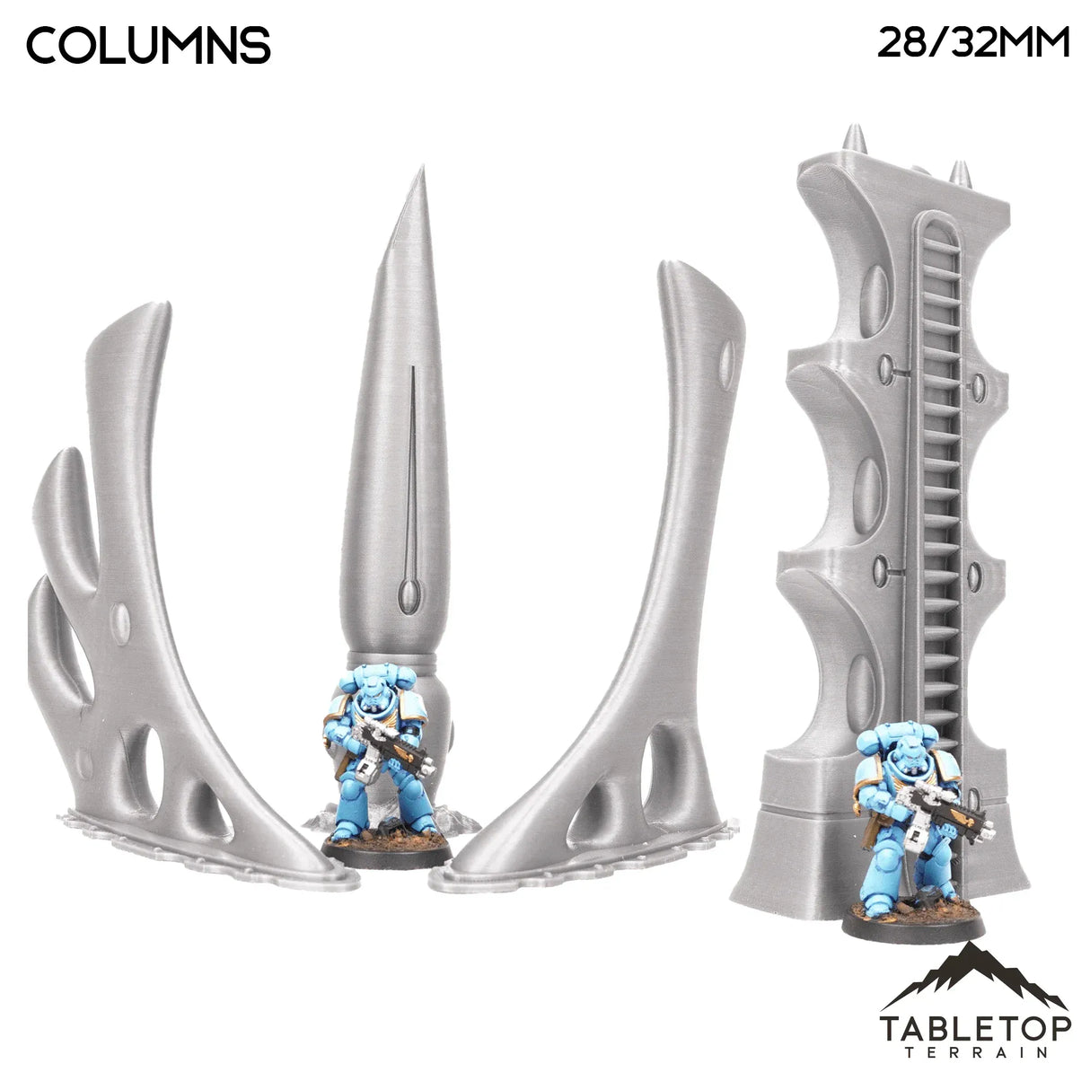 Tabletop Terrain Terrain 28/32mm / Columns Zanat, The Abandoned World-Ship