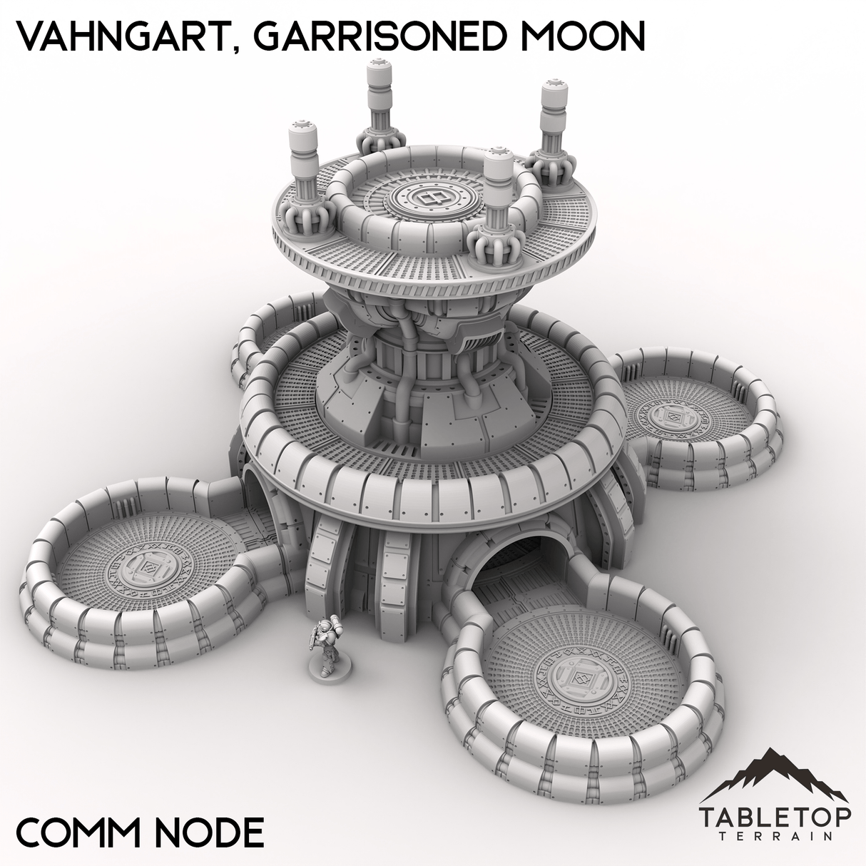 Tabletop Terrain Terrain 28/32mm / Comm Node Vahngart, Garrisoned Moon