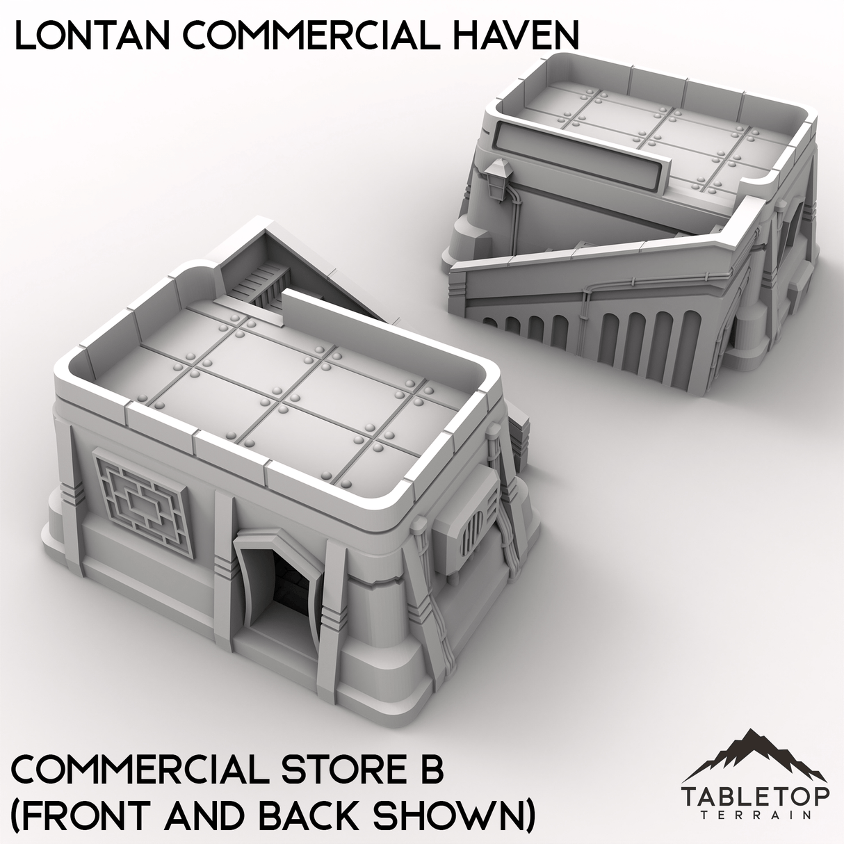 Tabletop Terrain Terrain 28/32mm / Commercial Store B Lontan Commercial Haven