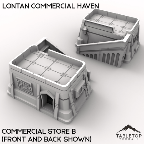 Tabletop Terrain Terrain 28/32mm / Commercial Store B Lontan Commercial Haven