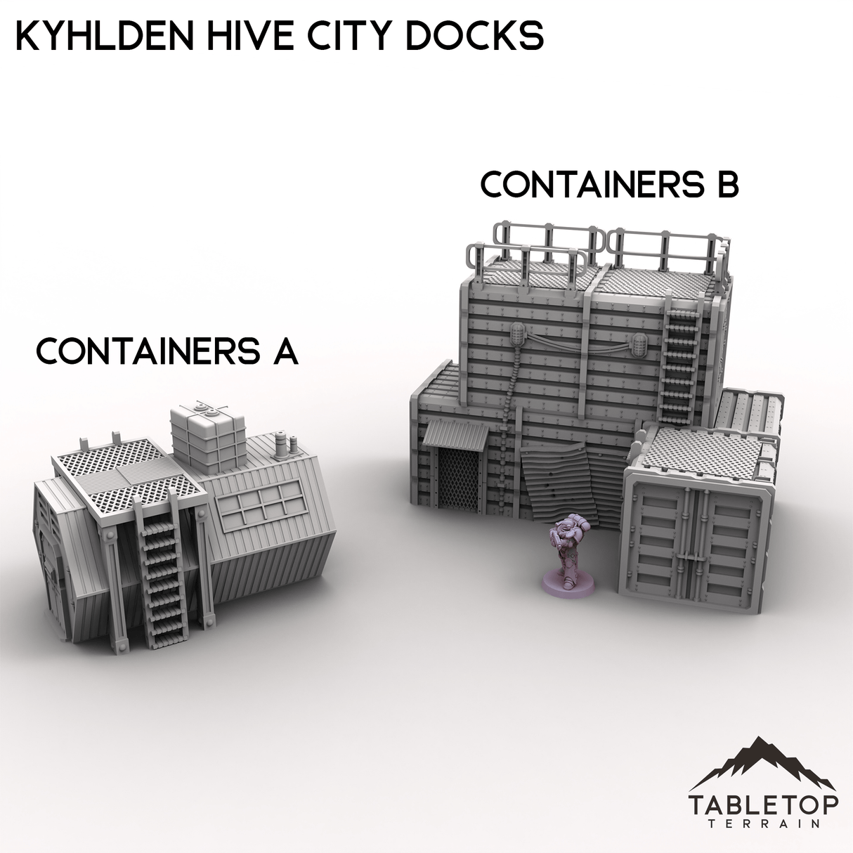 Tabletop Terrain Terrain 28/32mm / Container A Kyhlden Hive City Docks
