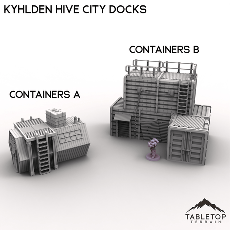 Tabletop Terrain Terrain 28/32mm / Container A Kyhlden Hive City Docks