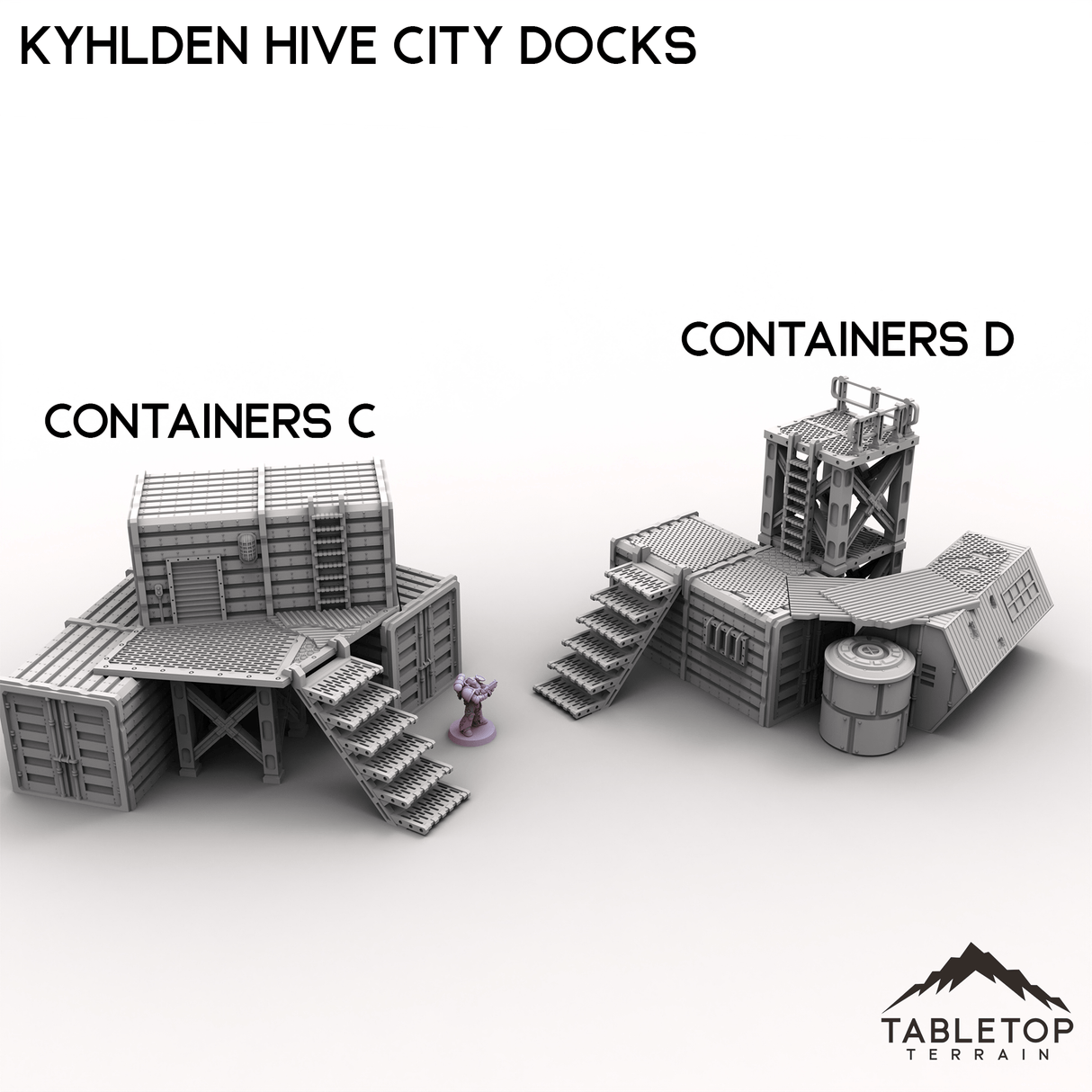Tabletop Terrain Terrain 28/32mm / Container C Kyhlden Hive City Docks