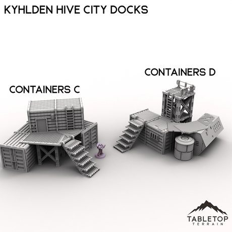 Tabletop Terrain Terrain 28/32mm / Container C Kyhlden Hive City Docks