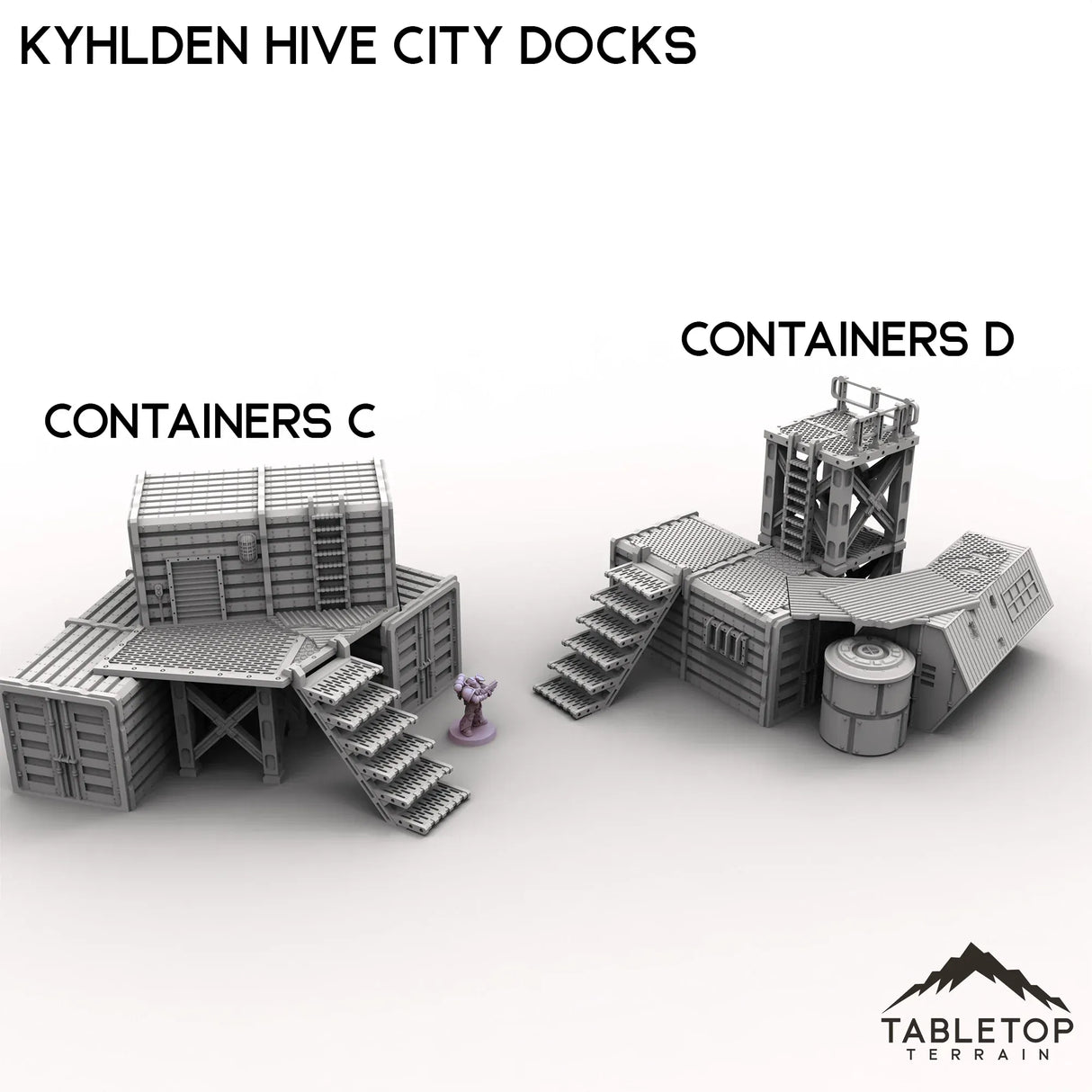 Tabletop Terrain Terrain 28/32mm / Container C Kyhlden Hive City Docks
