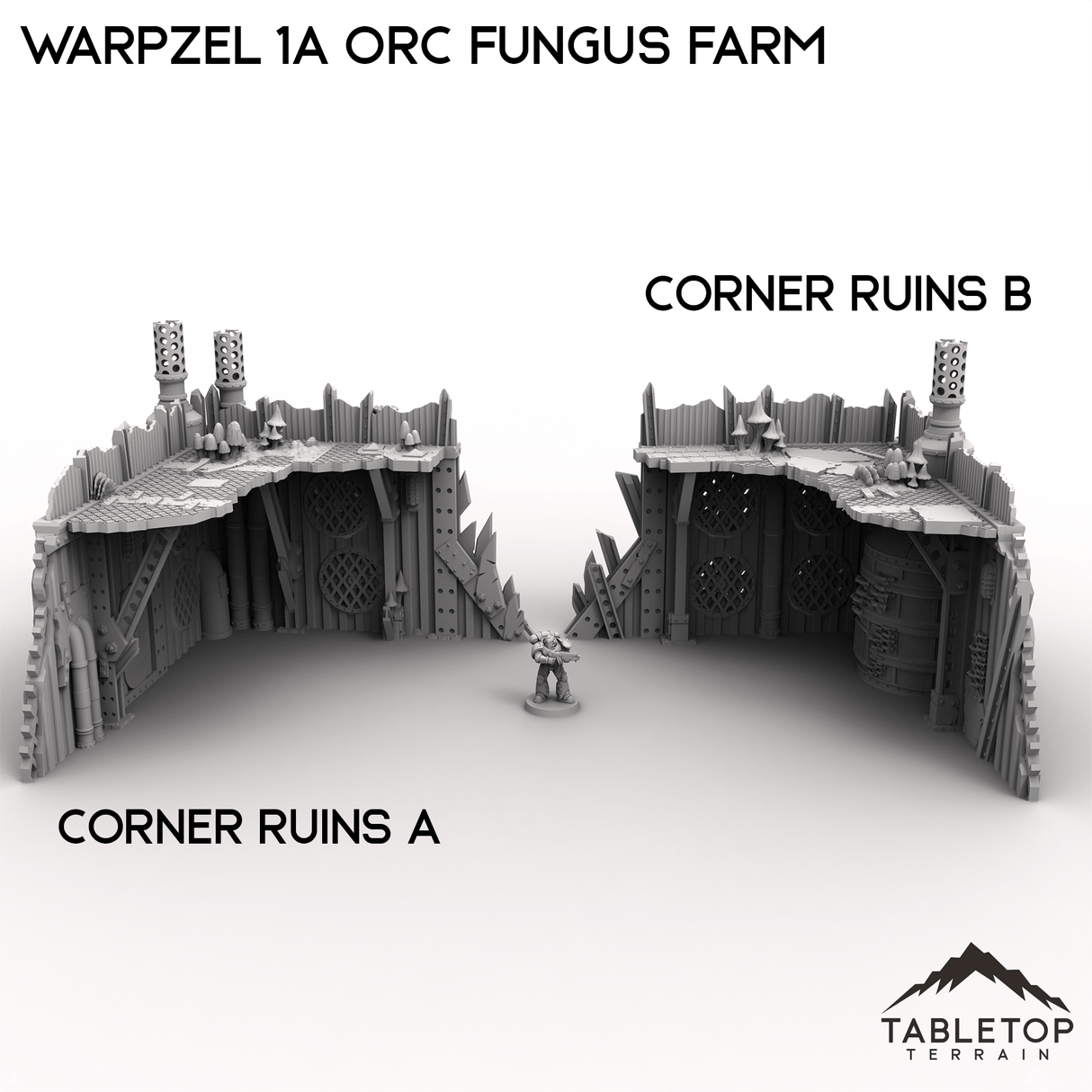 Tabletop Terrain Terrain 28/32mm / Corner Ruins A Warpzel 1A Orc Fungus Farm