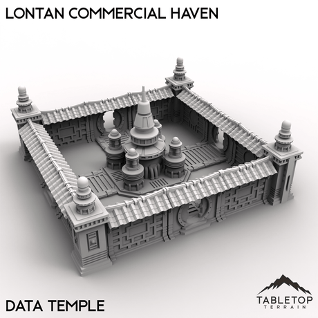 Tabletop Terrain Terrain 28/32mm / Data Temple Lontan Commercial Haven
