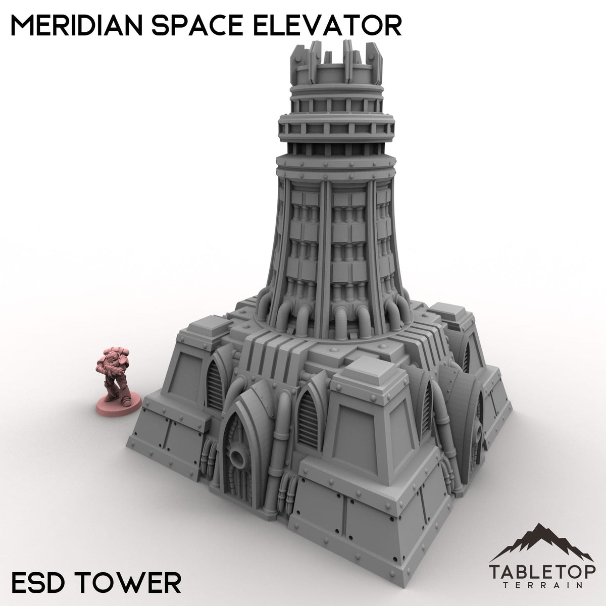 Tabletop Terrain Terrain 28/32mm / ESD Tower Meridian Space Elevator