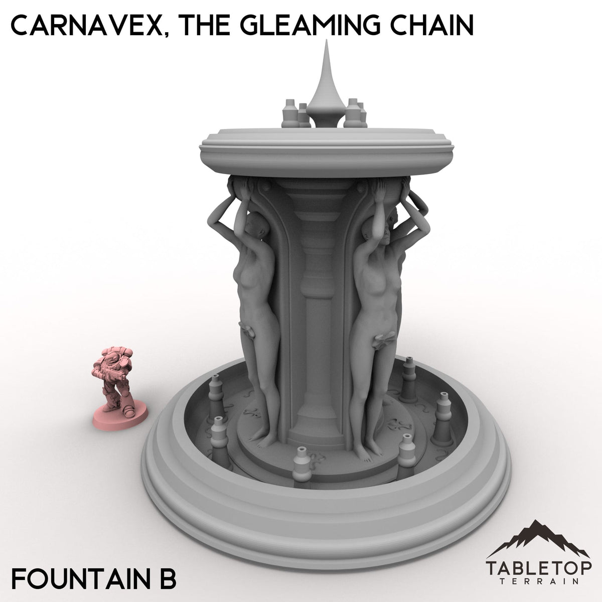 Tabletop Terrain Terrain 28/32mm / Fountain B Carnavex, The Gleaming Chain