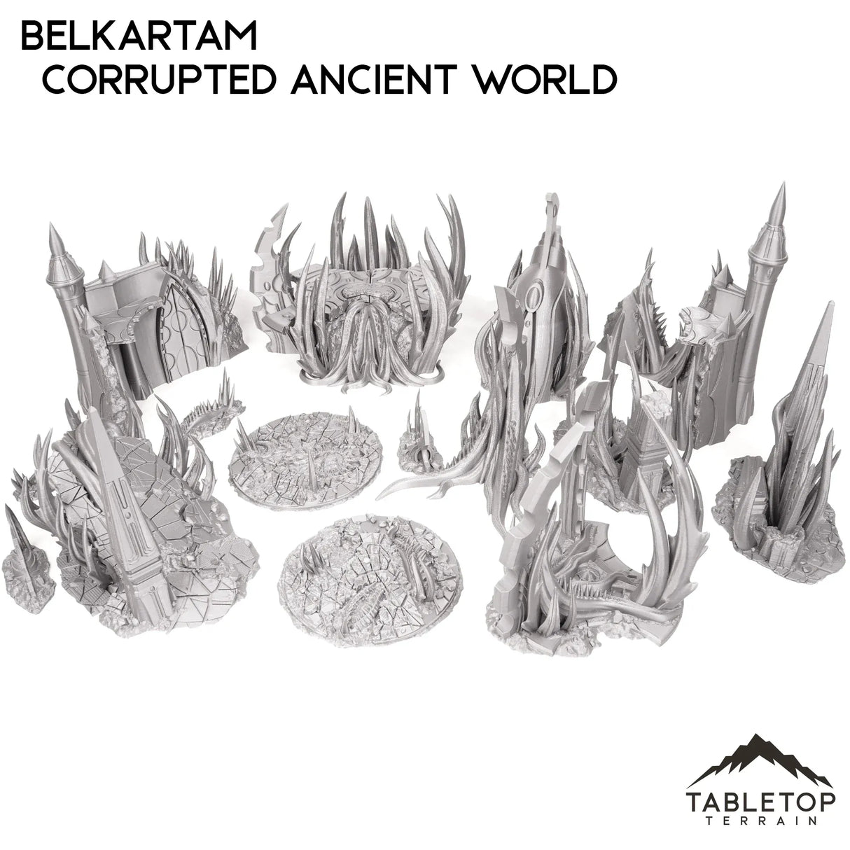 Tabletop Terrain Terrain 28/32mm / Full Set Belkartam, Corrupted Ancient World