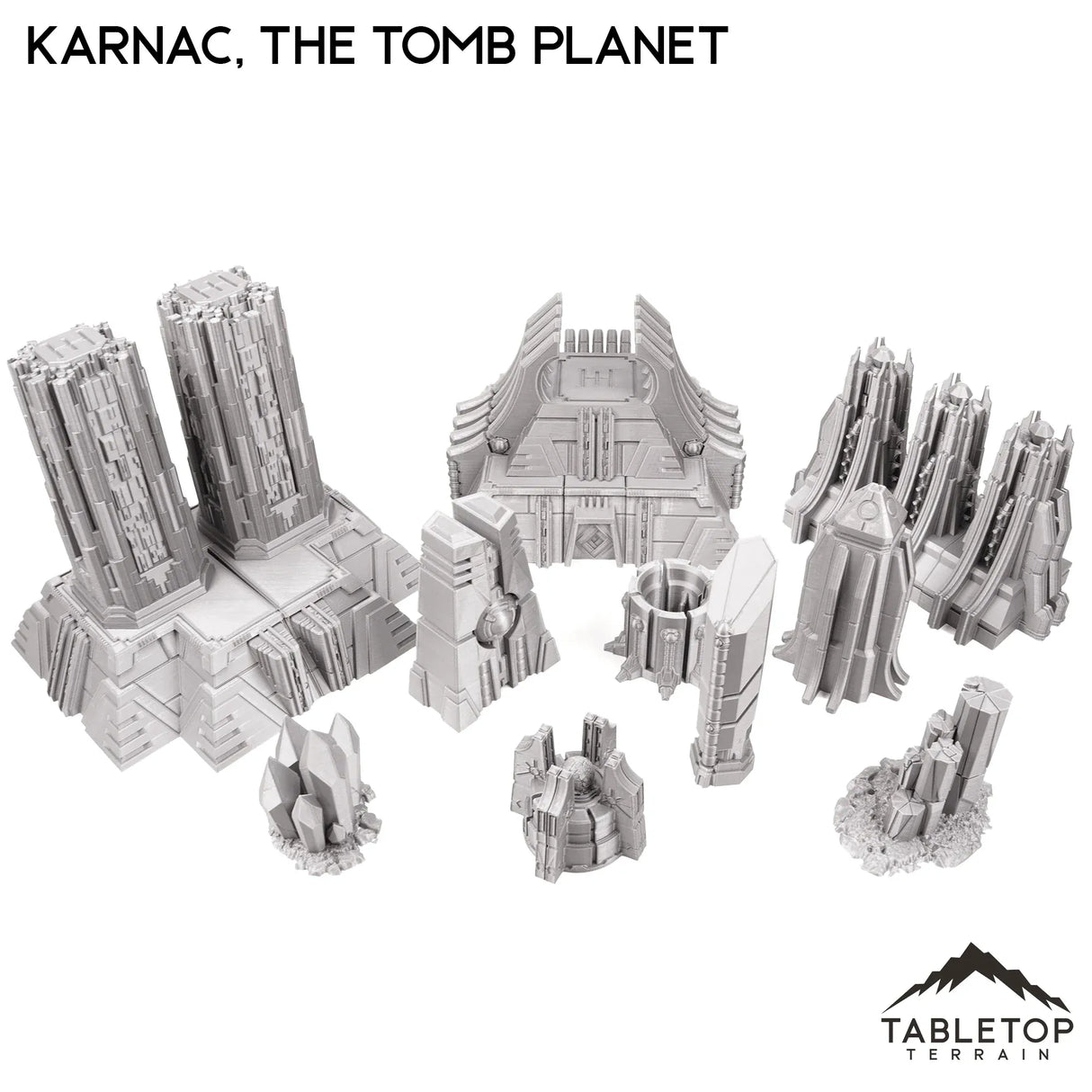 Tabletop Terrain Terrain 28/32mm / Full Set Karnac, The Tomb Planet